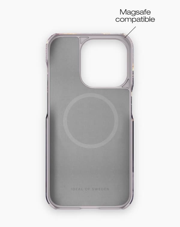 Printed Case MagSafe iPhone 15 Pro Golden Twilight Black