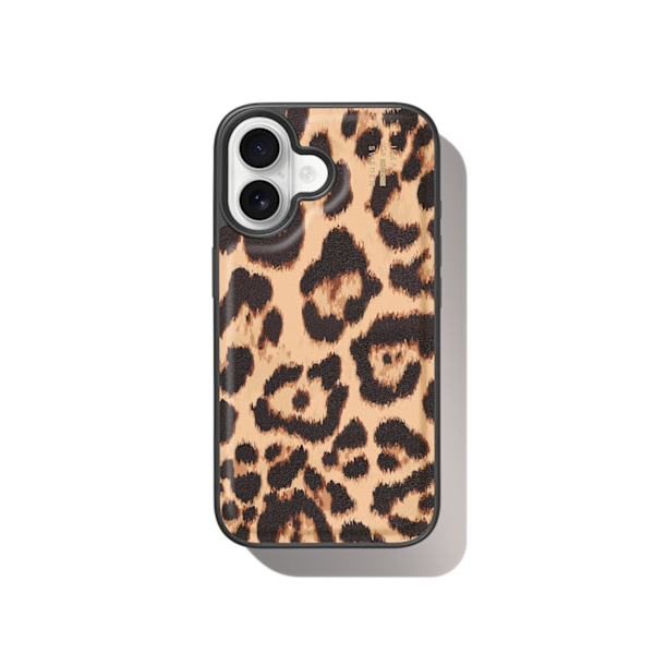 Vegan Leather Case MagSafe iPhone 16 Timeless Leo Multicolor