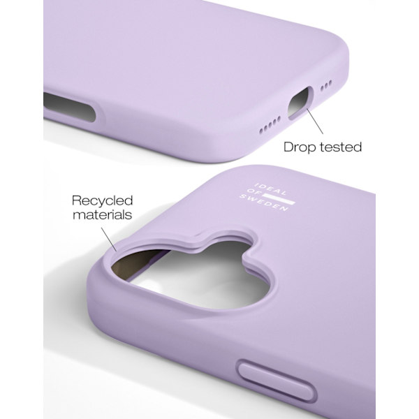Silicone Case iPhone 16 Lavender Milk