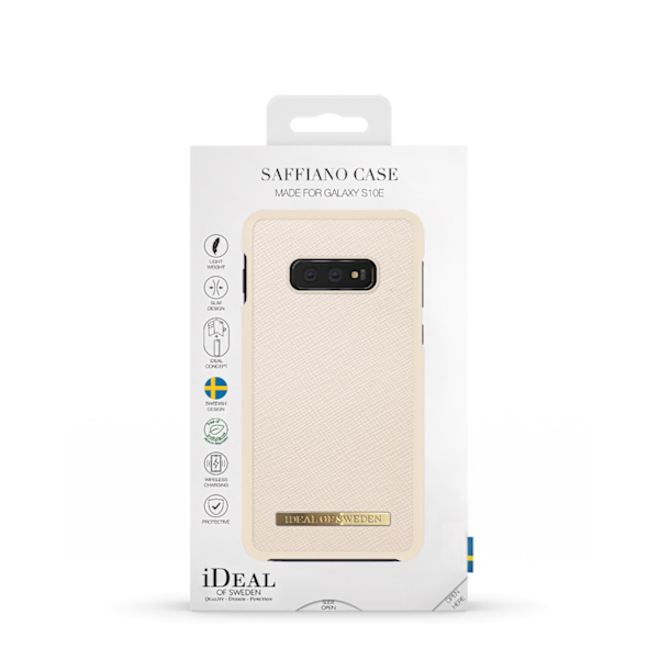 Saffiano Case Galaxy S10E Beige