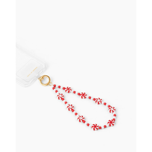 Phone Wristlet Strap Candy Cane