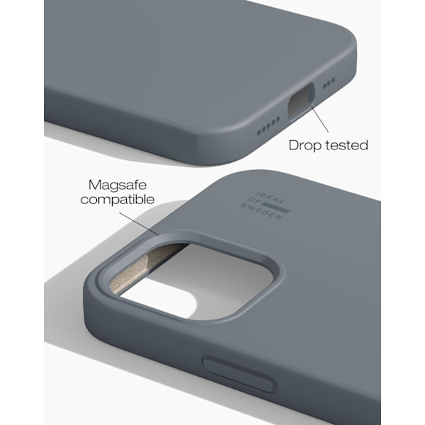 Silicone Case MagSafe iPhone 12 / 12 Pro Midnight Blue Blue