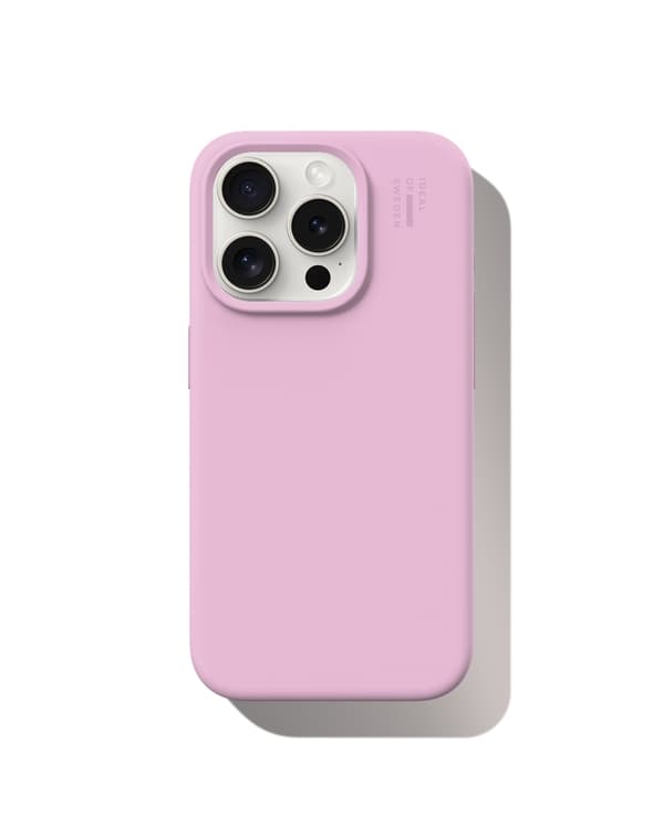 Silicone Case MagSafe iPhone 15 Pro Bubblegum Pink Pink