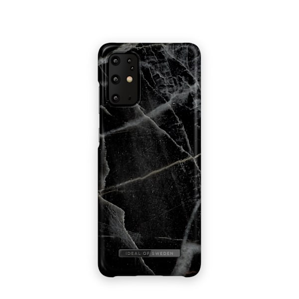 Printed Case Galaxy S20 Plus Black Thunder Marble