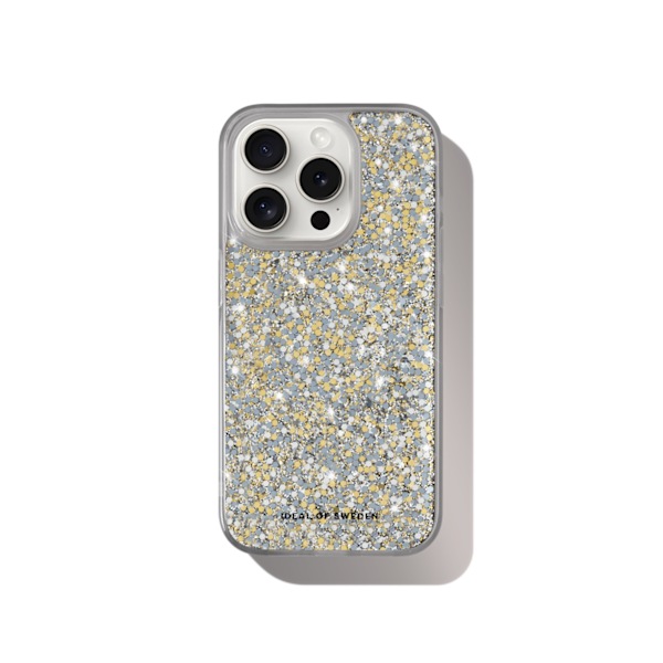 Clear Case iPhone 15 Pro Glam Guld