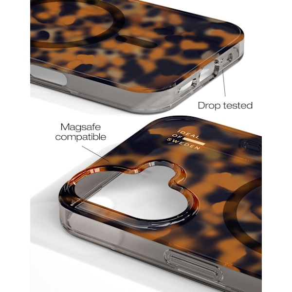 Clear Case MagSafe iPhone 16 Plus Tortoise