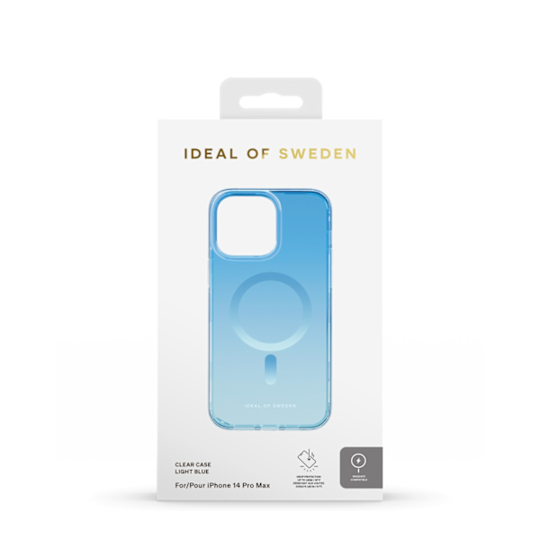 Clear Case MagSafe iPhone 14 Pro Max Light Blue Blue