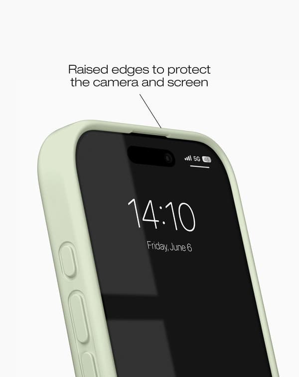Silicone Case MagSafe iPhone 16 Sage Green