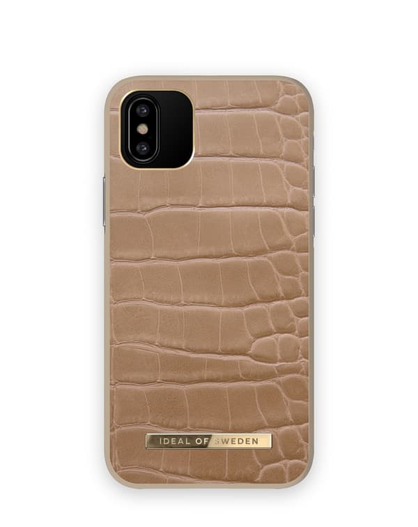 Atelier Case iPhone 11 Pro / XS / X Camel Croco Beige