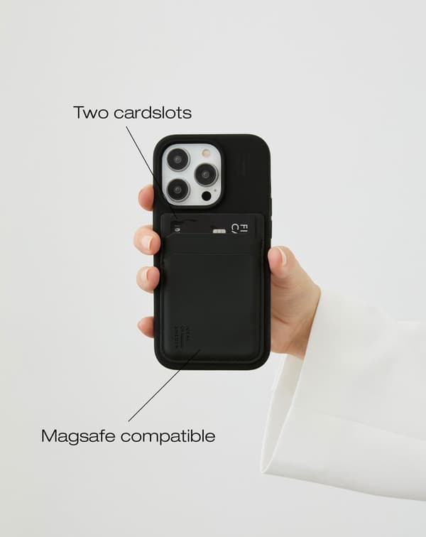 Card Holder MagSafe Black Svart