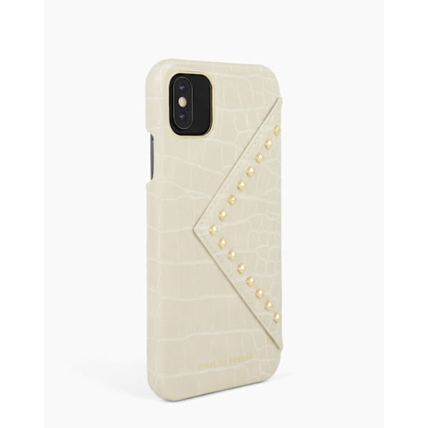 Statement Case iPhone 11 Pro Max / XS Max Beatstuds Cream Croco Beige
