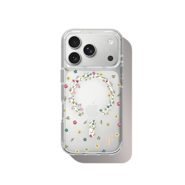 Clear Case MagSafe iPhone 17 Pro Max Petite Floral Transparent