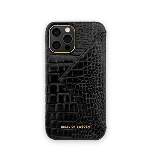 Statement Case iPhone 12 Pro Max Neo Noir Croco Black
