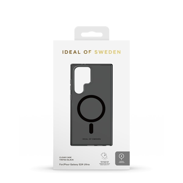 Clear Case MagSafe Galaxy S24 Ultra Tinted Black Svart