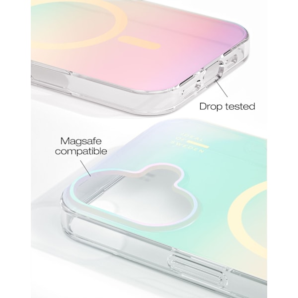 Clear Case MagSafe iPhone 16 Shimmer multifärg