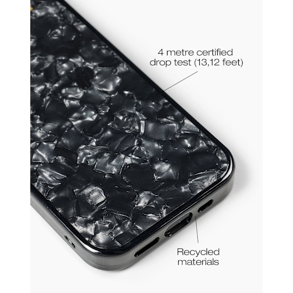 Pearlised Case iPhone 13 / 14 / 15 / 16e Black