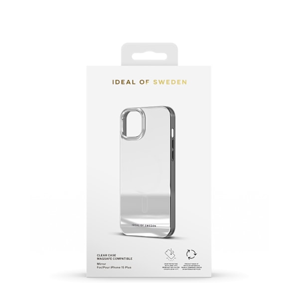 Mirror Case MagSafe iPhone 15 Plus Mirror Silver