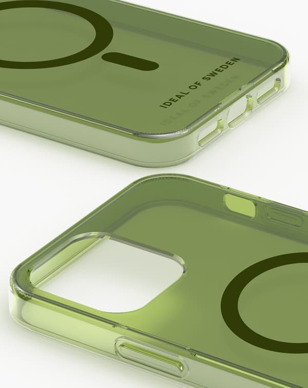 Clear Case MagSafe iPhone 12 / 12 Pro Khaki Green