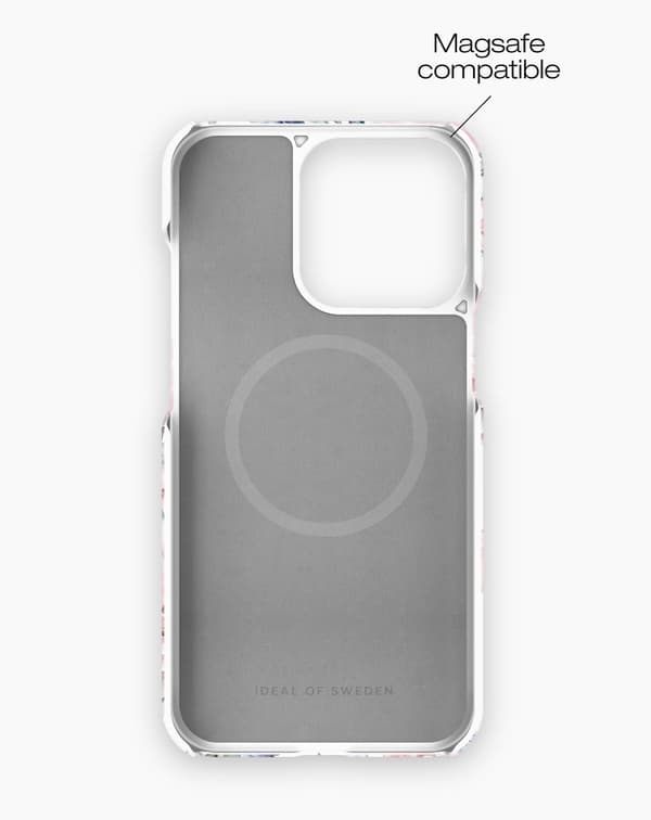 Printed Case MagSafe iPhone 14 Pro Floral Romance Transparent