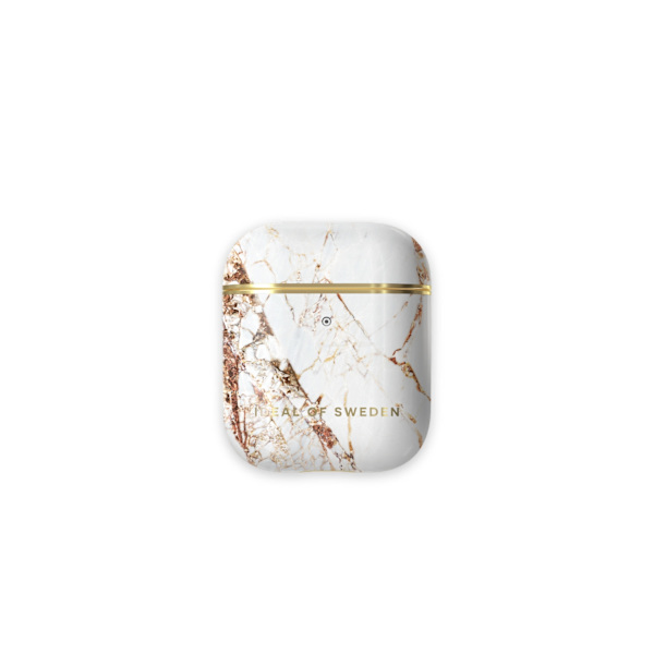Printed AirPods Case Carrara Gold