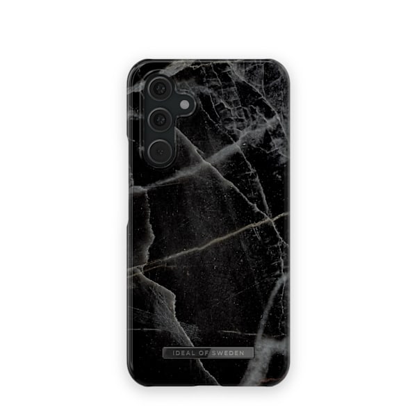 Printed Case Galaxy A54 Black Thunder Marble