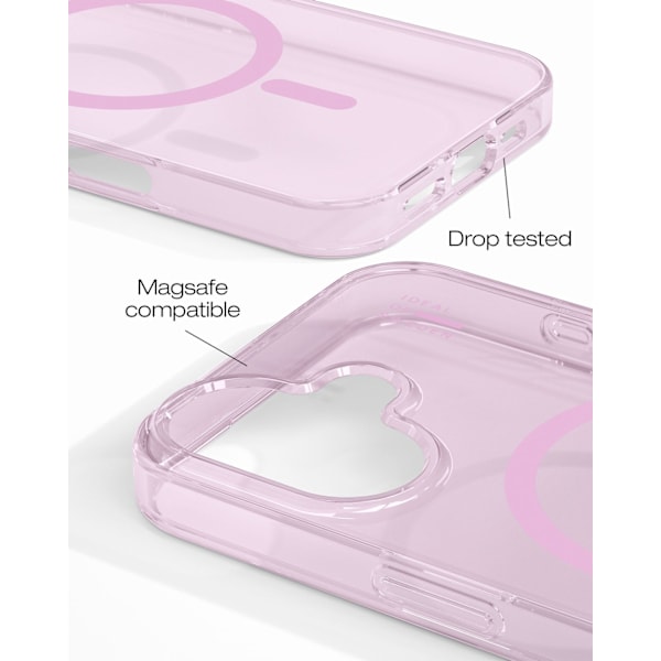 Clear Case MagSafe iPhone 16 Light Pink