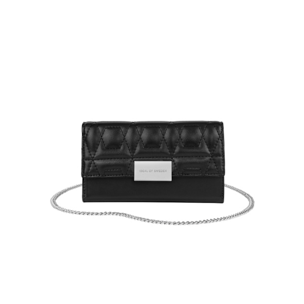 Statement Clutch iPhone 11 / XR Quilted Black Black