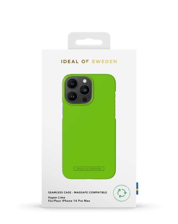 Seamless Case MagSafe iPhone 14 Pro Max Hyper Lime Green