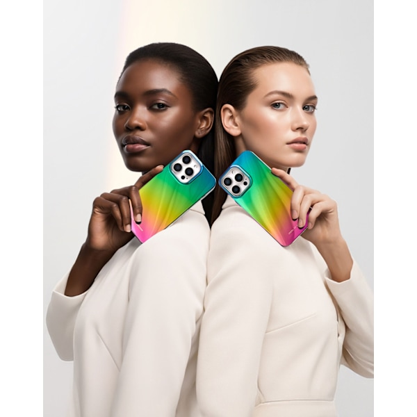 Mirror Case iPhone 15 Pro Max Rainbow Multicolor