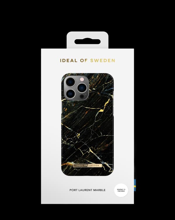 Printed Case iPhone 12 Pro Max / 13 Pro Max Port Laurent Marble Black