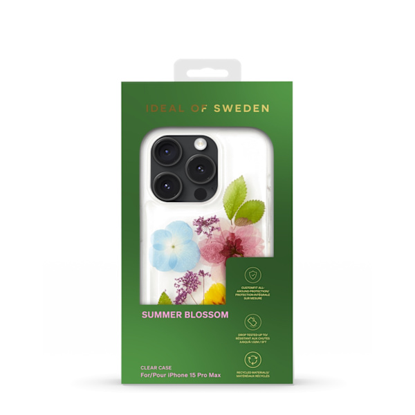 Clear Case iPhone 15 Pro Max Summer Blossom Transparent