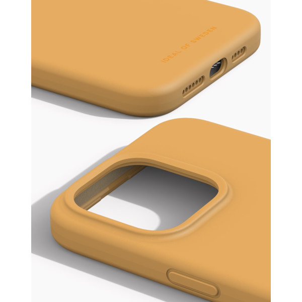 Silicone Case iPhone 15 Pro Max Apricot Orange