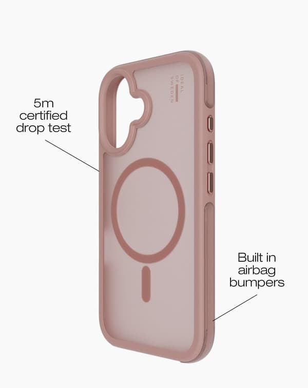 Ideal Bumper Case MagSafe iPhone 17 Blush Pink Rosa