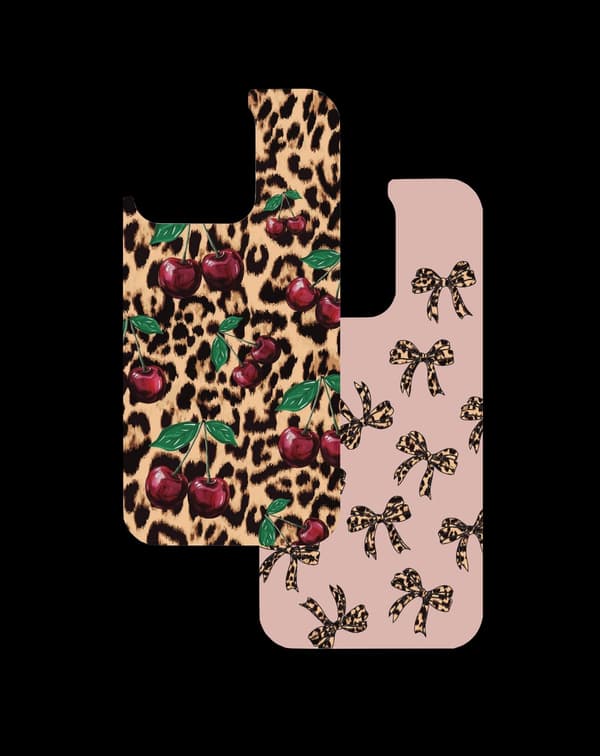 Print Pack iPhone 12 / 12 Pro / 13 / 14 / 15 / 16e / 17e Wild Cherry Pink