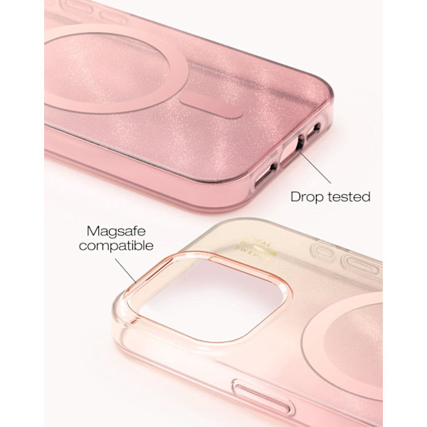 Clear Case MagSafe iPhone 14 Pro Max Rose Blush Rosa