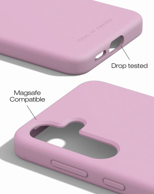 Silicone Case MagSafe Galaxy S24 Plus / S25 Plus Bubblegum Pink Rosa