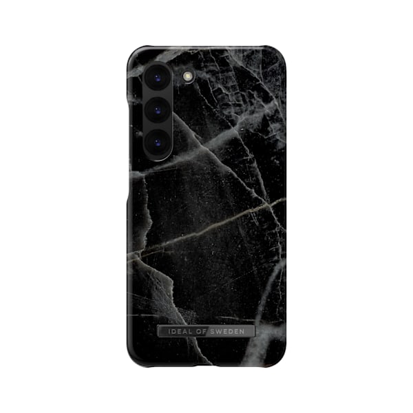 Printed Case Galaxy S23 Plus Black Thunder Marble