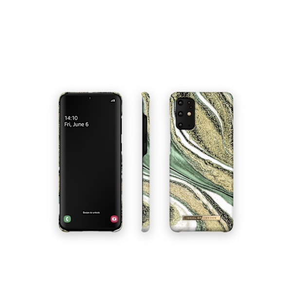 Printed Case Galaxy S20 Plus Cosmic Green Swirl