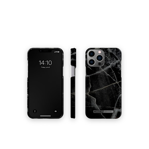 Printed Case iPhone 12 Pro Max / 13 Pro Max Black Thunder Marble