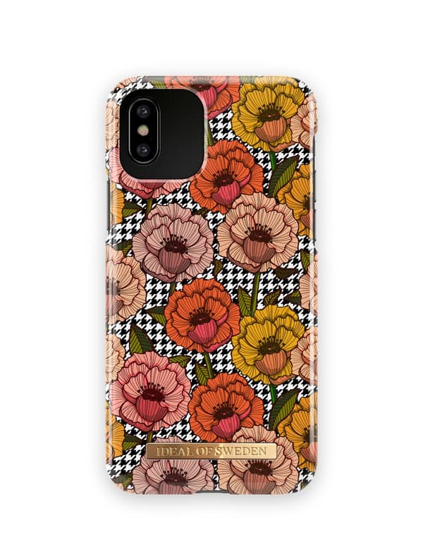 Printed Case iPhone 11 Pro / XS / X Retro Bloom Orange