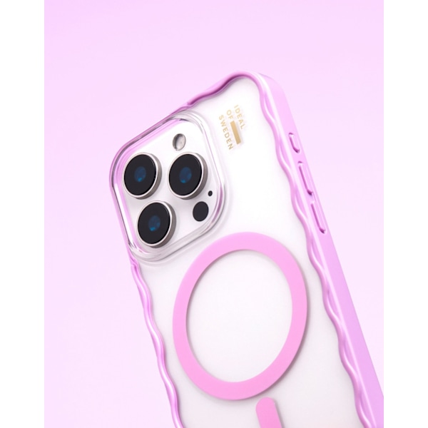 Frame Case iPhone 13 / 14 / 15 / 16e Pink Transparent