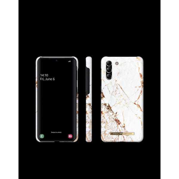 Printed Case Galaxy S21 Plus Carrara Gold White