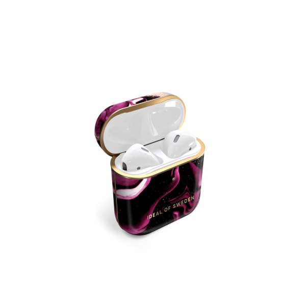 Fashion AirPods Case Golden Ruby