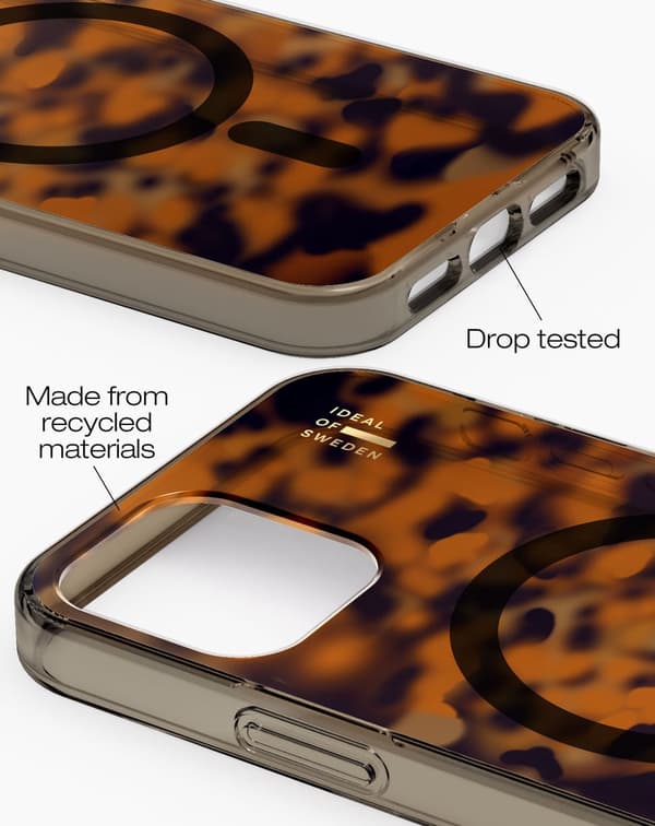 Clear Case MagSafe iPhone 12 / 12 Pro Tortoise Brown