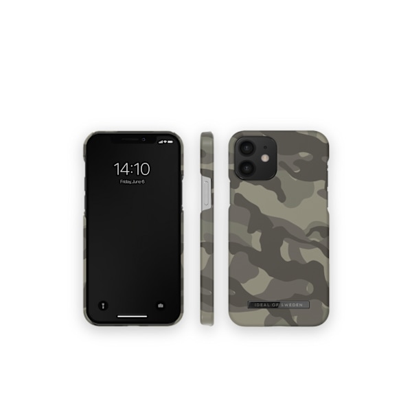 Printed Case iPhone 12 / 12 Pro Matte Camo Green