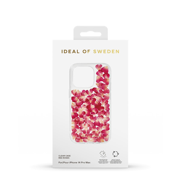 Clear Case iPhone 14 Pro Max Red Roses