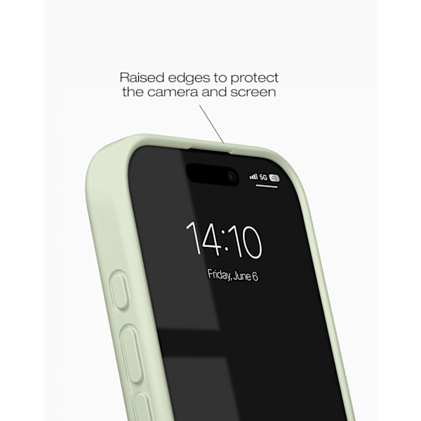 Silicone Case iPhone 16 Pro Max Sage Green