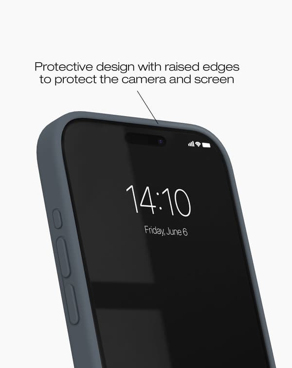 Silicone Case iPhone 15 Pro Max Midnight Blue Blå