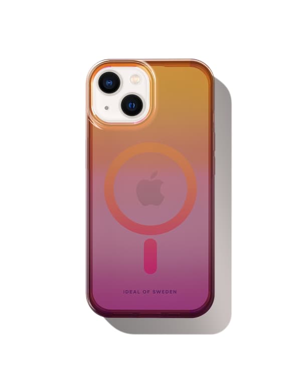 Clear Case MagSafe iPhone 13 / 14 / 15 / 16e / 17e Vibrant Ombre MultiColor
