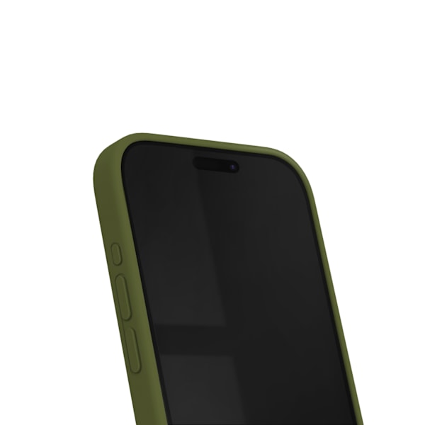 Silicone Case MagSafe iPhone 15 Pro Max Khaki Green